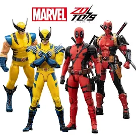 2024 movies Deadpool & Wolverine Figures ZD Toys DDeadpool & Friend Collection Adult Action Figures