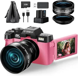 Digital Cameras 48mp 4k 60fps Youtube With Wifi Autofocus Wide-angle