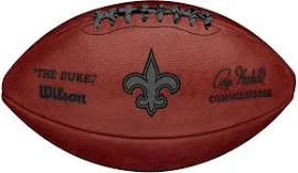 Wilson New Orleans Saints Metallic 'The Duke' Football - Each