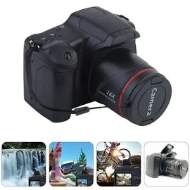 Digital Camera for Photography, 16mp FHD Video Camera with WiFi, 3 Inch Screen, 16X Digital Zoom, Vlogging Camera for YouTube, Size: 11.3X11.2cm, 