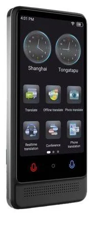 Universal Translator 138 Language Support Translator Deviceno need to pay for subscription and download the APP Black