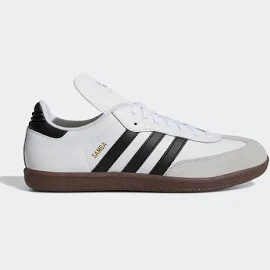 Adidas Samba Classic Soccer Shoes White-Black - 9