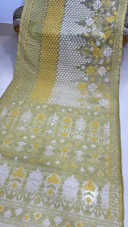 Dhakai Jamdani Saree. Most Exclusive Unique Authentic Handloom Jamdani