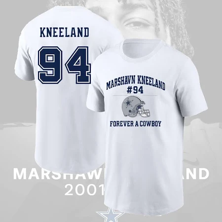 Rest In Peace Marshawn Kneeland 94 Dallas Cowboys Name & Number