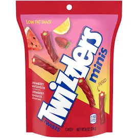 Twizzlers Strawberry Flavored Filled Mini Twists - 8 oz