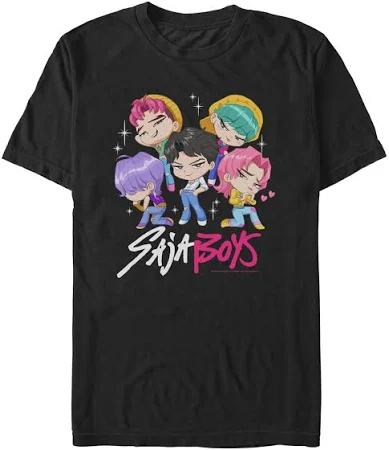 K-Pop Demon Hunters Saja Boys Chibi Graphic T-Shirt