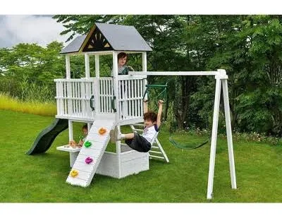 Avenlur Craftsman Modern Backyard Outdoor Swing Set