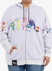 Disney Pixar Inside Out 2 Emotions Oversized Hoodie Plus Size