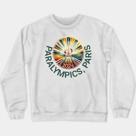 DaysMoon Paralympics Paris 2024 - Eiffel Tower Crewneck Sweatshirt