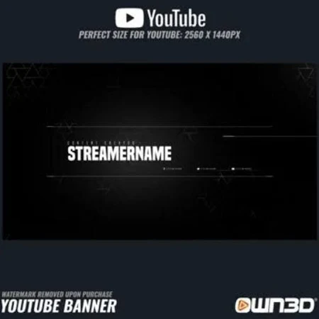 Minimal Youtube Banner