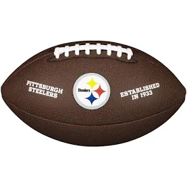 Wilson NFL Team Logo - STEELERS, Brown