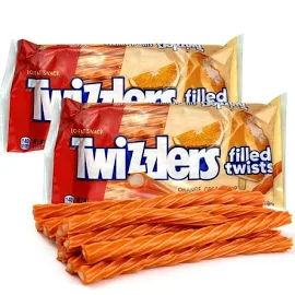 Twizzlers Orange Cream Twists - 11oz Bags - Pack of 2 - Sweet Treat for The Whole Family - Anytime and Anywhere - Delicious Sho8, Size: 5 oz