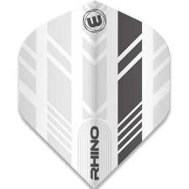 Winmau Rhino Extra Thick White & Grey Darts Flights