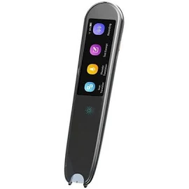 Language Translator Device Real Time,Reader Scanner Pen Dictionary Voice Translator Support 112 Languages Text to Speech, Black