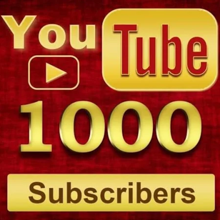 1K YouTube subscriber real & safe and active worldwide100 % life time within 3 to 5days