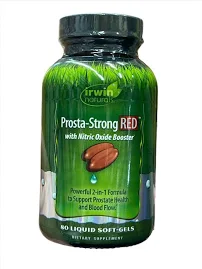 Irwin Naturals Prosta-Strong Red, Liquid Soft-Gels - 80 soft-gels