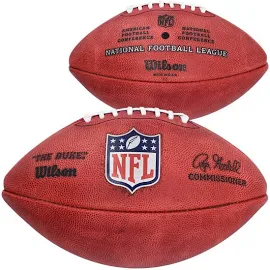 Wilson The Duke Official NFL Leather Game Football
