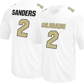 Retro Brand Men's Colorado Buffaloes Shedeur Sanders #2 White Replica Football Jersey, XXL