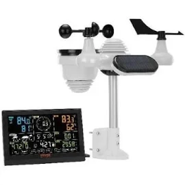 Vevor 7-in-1 Wireless Weather Station 7.5 In Large Color Display