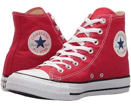 Converse Chuck Taylor All Star Classic High Top (Red Size 14) Unisex Canvas Shoes
