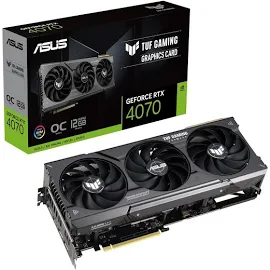 Asus TUF Gaming GeForce RTX 4070 OC 12GB GDDR6X Graphics Card