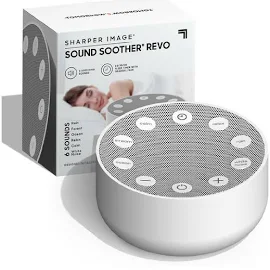 Sharper Image Sleep Therapy Sound Soother 4 inch - 1.0 Ea, White