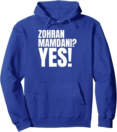 Zohran Mamdani Yes 2025 Campaign Supporters Unisex Hooded Sweatshirt