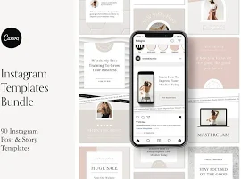Instagram Templates Pack For Canva - Creative Market