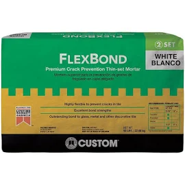 Custom Building Products Flexbond 50 lb. White Crack Prevention Mortar