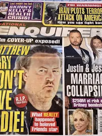 National Enquirer Magazine 20 November 2023 Matthew Perry Didn't Have