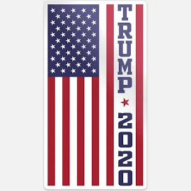 Trump 2020 United States Flag Presidential Election Vinyl Sticker