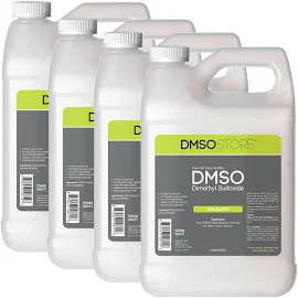 DMSO 4 Gallon Undiluted Liquid Dimethyl Sulfoxide in Plastic