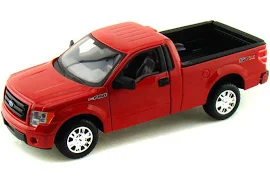 Ford F-150 STX Pickup Truck, Red - Maisto 31270 - 1/27 Scale Diecast