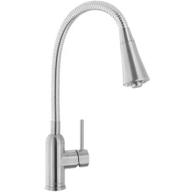 Bodell Single-Handle Pulldown Laundry Faucet in Stainless Steel