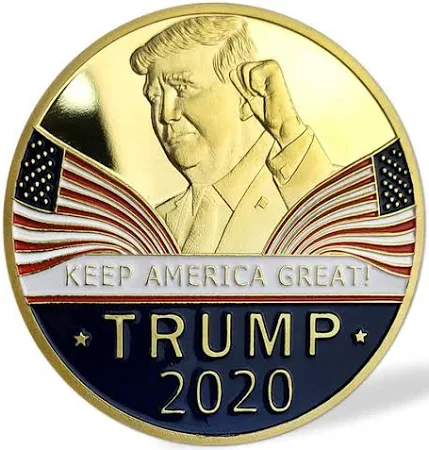 Blinkee 2020 Donald Trump Keep America Great Eagle Coins