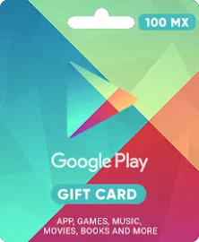 Google Play Gift Card - Mexico MX 100