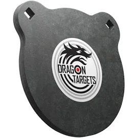 Dragon Targets 8" x 3/8" Raw Gong AR500 Steel Shooting Target