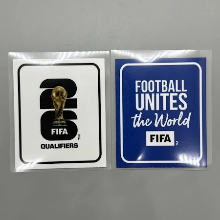 2026 Fifa World Cup Qualifiers Jersey Sleeve Patch Badge Set Player