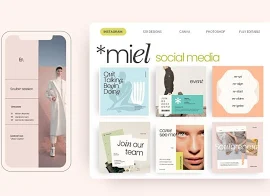 MIEL / Social Media Pack - Creative Market