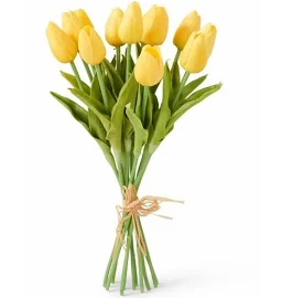 Mini Tulip Bundle - Real Touch Yellow