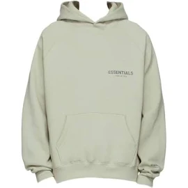 FEAR OF GOD ESSENTIALS FLEECE PULLOVER HOODIE CONCRETE FW21 XS / New --