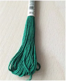 DMC stranded 3818 Pine Green six strands