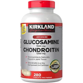 Kirkland Signature Glucosamine and Chondroitin - 280 Tablets