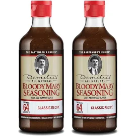 Demitri's Classic Bloody Mary Seasoning Mix 16 0z Bottles Pack Of 2