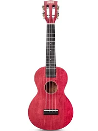 Mahalo Island Series Concert Ukulele Cherry Red