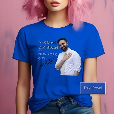 Zohran Mamdani New York Mayor Tee NYC Politics Gift Election 2025 Bella Canvas 3001