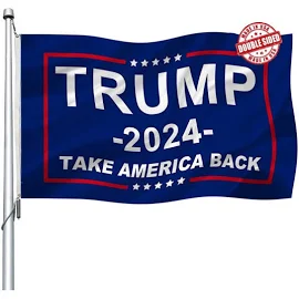 Joven Trump 2024 Flag Double Sided 3x5 Outdoor- Donald Trump Take America Back Flags Banner Heavy Duty Durable Polyester 2024 Trump for President Flag