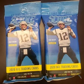 2020 Panini Score Nfl Football 40 Trading Cards Per Pack Factory