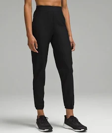 Lululemon Run adapted State High-Rise Fleece Jogger Pants Full Length - Black - Size 20 Tech Fabric