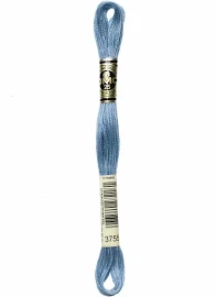 DMC 6 Strand Cotton Embroidery Floss / 3755 Baby Blue